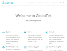 Tablet Screenshot of globotek.net